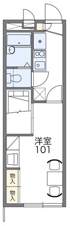 レオパレスＨｏｒｉｋａｗａの物件間取画像